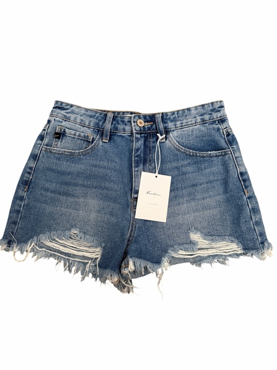 KanCan Pants - Kancan Distressed Denim Cutoff Shorts Women’s Size 5/26 High Rise Frayed Hem NWT